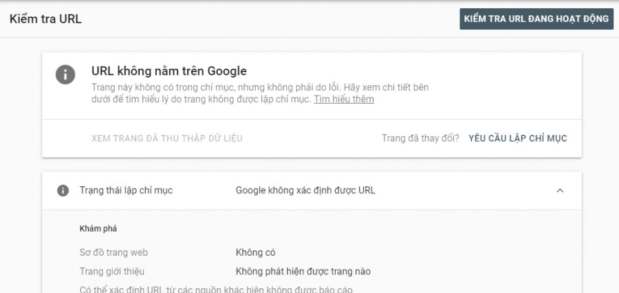 What is Google index? Instructions on how to promote Google to index URLs faster 15 The results show URLs that have not been indexed
