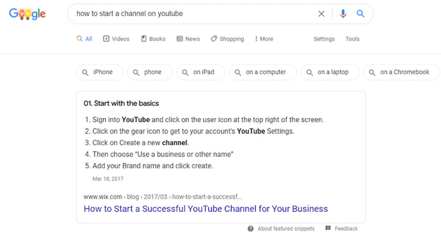 What is SEO? Overview of SEO website knowledge for beginners 23 Searching with Featured Snippet just got easier