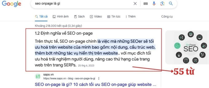 Phân tích đặc điểm của Featured snippet